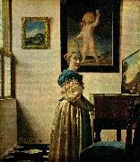 Jan Vermeer damen vid spinetten